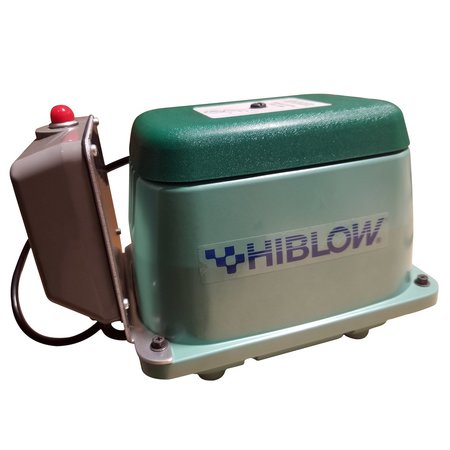 Hiblow HP 80A .1 HP 1056 gph Aluminum Switchless Septic Air Pump HP-80-010A